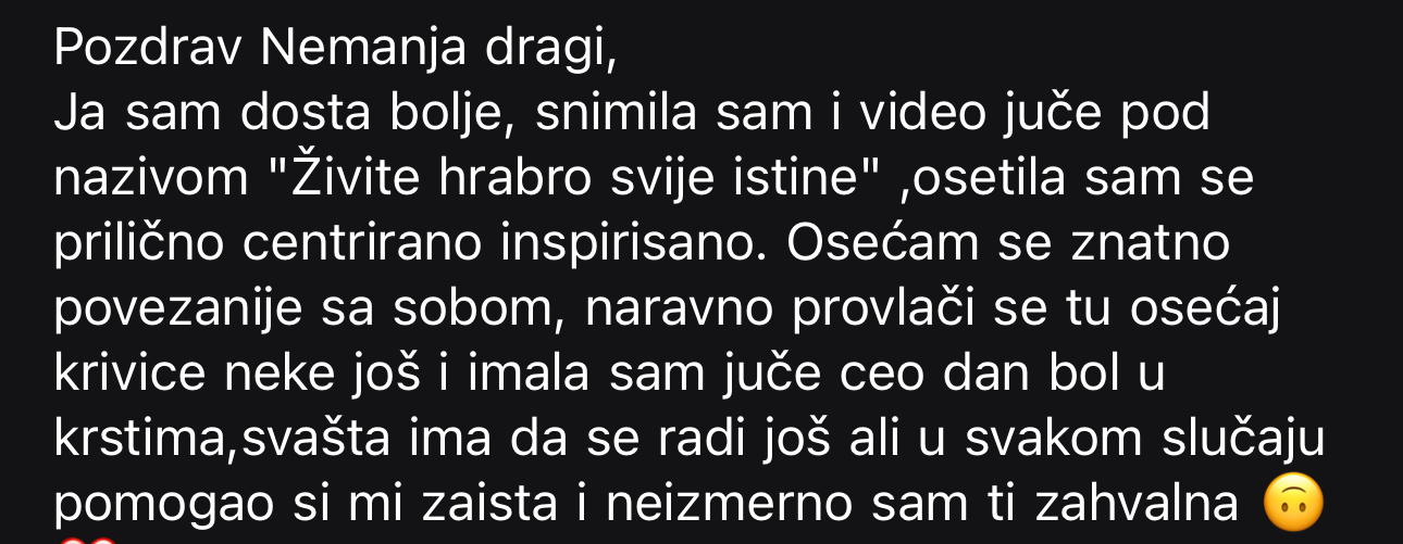 Utisak klijenta